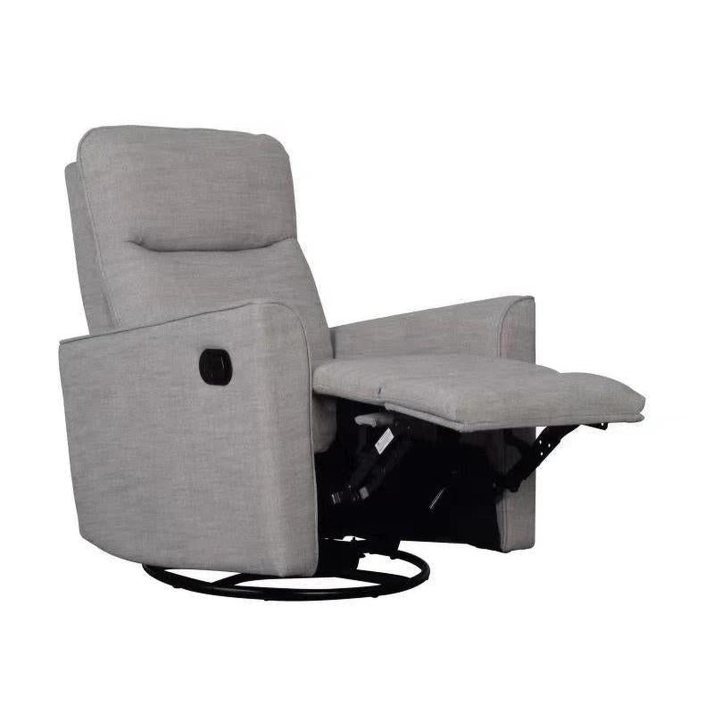 Obaby Savannah Swivel Glider Recliner Chair - Pebble-Dreamy Nursery