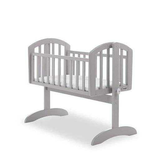 Obaby Sophie Swinging Crib - Warm Grey-Dreamy Nursery