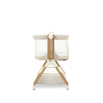 Obaby Cloud Bedside Crib - Oatmeal - Dreamy Nursery