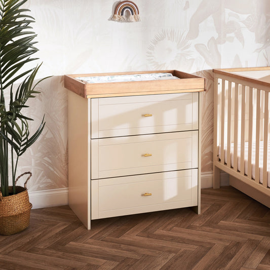 Obaby Evie Changing Unit - Cashmere - Dreamy Nursery
