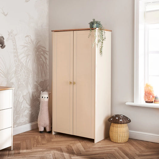 Obaby Evie Double Wardrobe - Cashmere - Dreamy Nursery