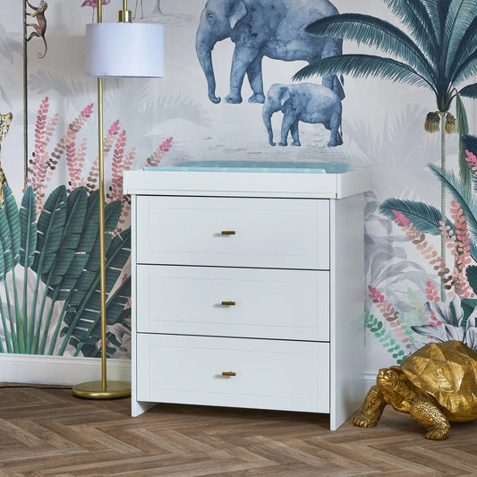 Obaby Evie Changing Unit - White - Dreamy Nursery
