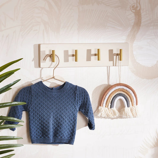 Obaby Evie Wall Hook - Cashmere - Dreamy Nursery