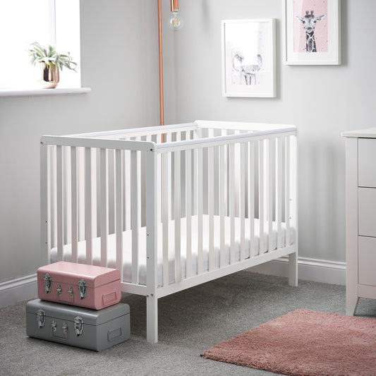 Obaby Bantam Mini Cot - White