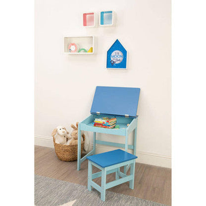 Orsina Jordan Childrens Desk And Stool - Blue
