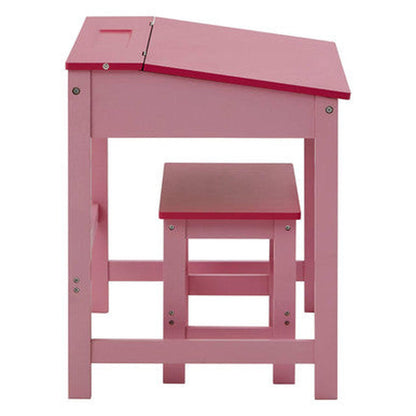 Orsina Jordan Childrens Desk And Stool - Pink