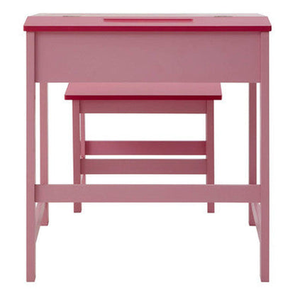 Orsina Jordan Childrens Desk And Stool - Pink