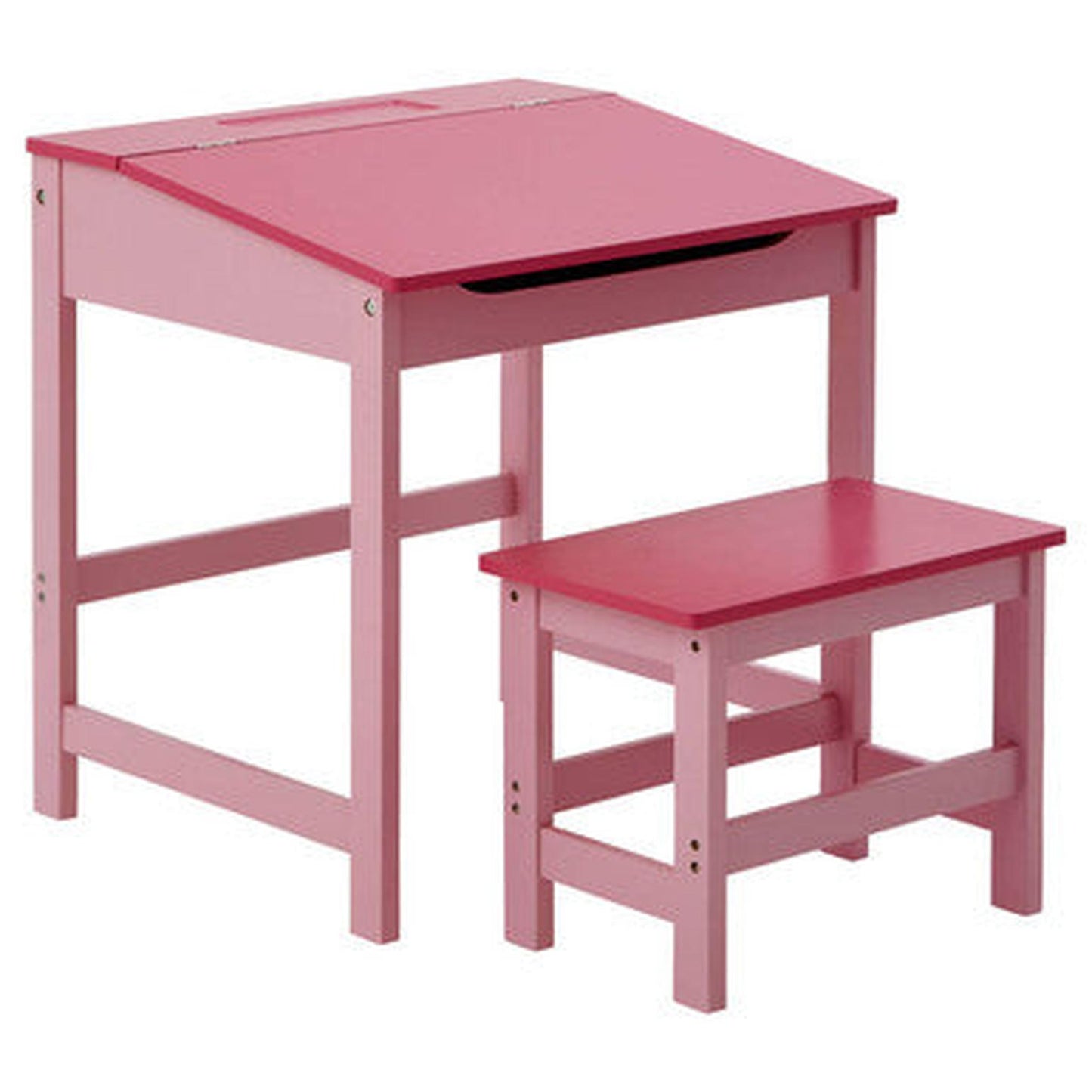 Orsina Jordan Childrens Desk And Stool - Pink
