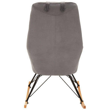 Orsina Stockholm Velvet Rocking Chair - Grey