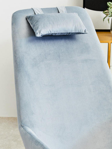 Orsina Stockholm Velvet Rocking Chair - Blue