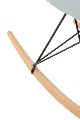 Orsina Stockholm Small Velvet Rocking Chair - Blue