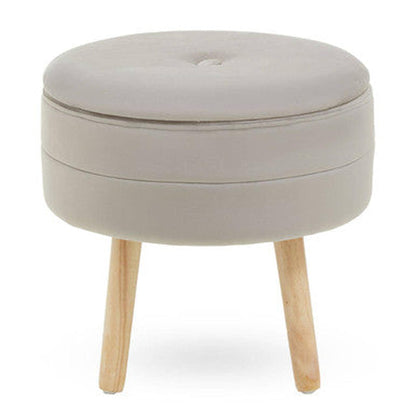 Orsina Ivy Velvet Stool - Mink