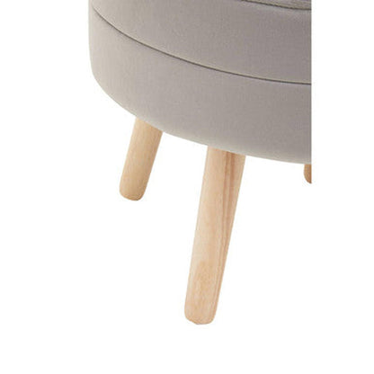 Orsina Ivy Velvet Stool - Mink