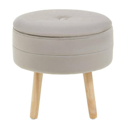 Orsina Ivy Velvet Stool - Mink