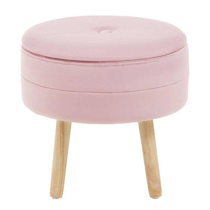 Orsina Ivy Velvet Stool - Pink