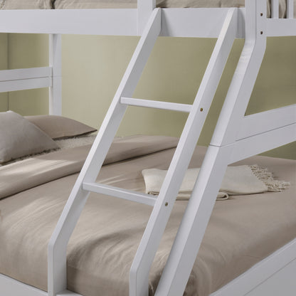 The Artisan Bed Company Three Sleeper Bunk Bed - White - Dreamy Nursery