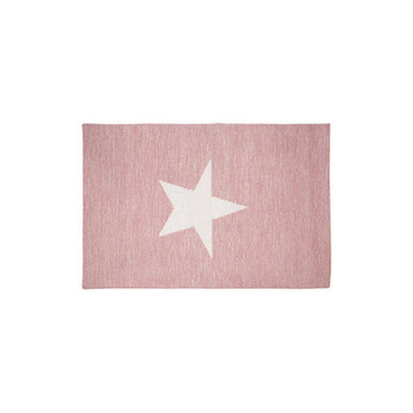 Orsina Star Rug - Pink & White (180 x 120 cm)