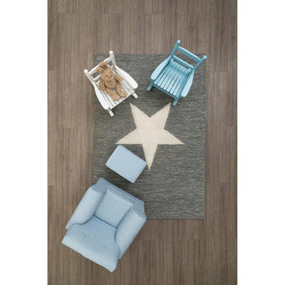 Orsina Star Rug Grey & White (180 x 120 cm)
