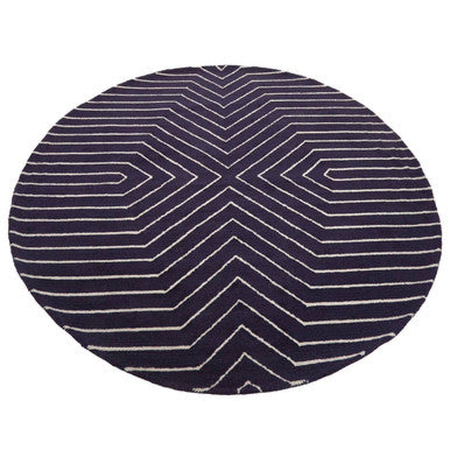 Orsina Bosie Moyo (200cm) Round Rug - Blue & White