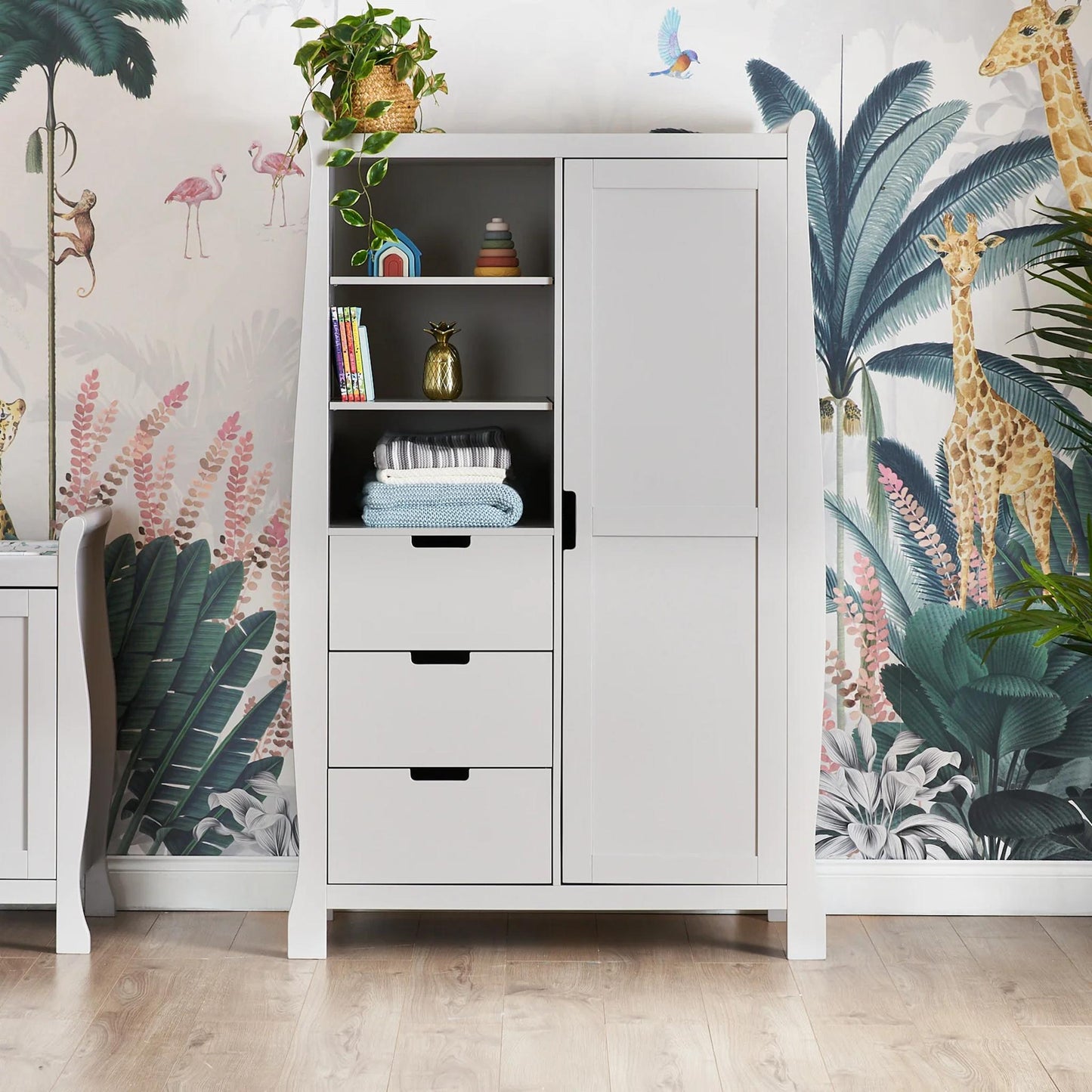 Obaby Stamford Classic 3 Piece Room Set - Warm Grey