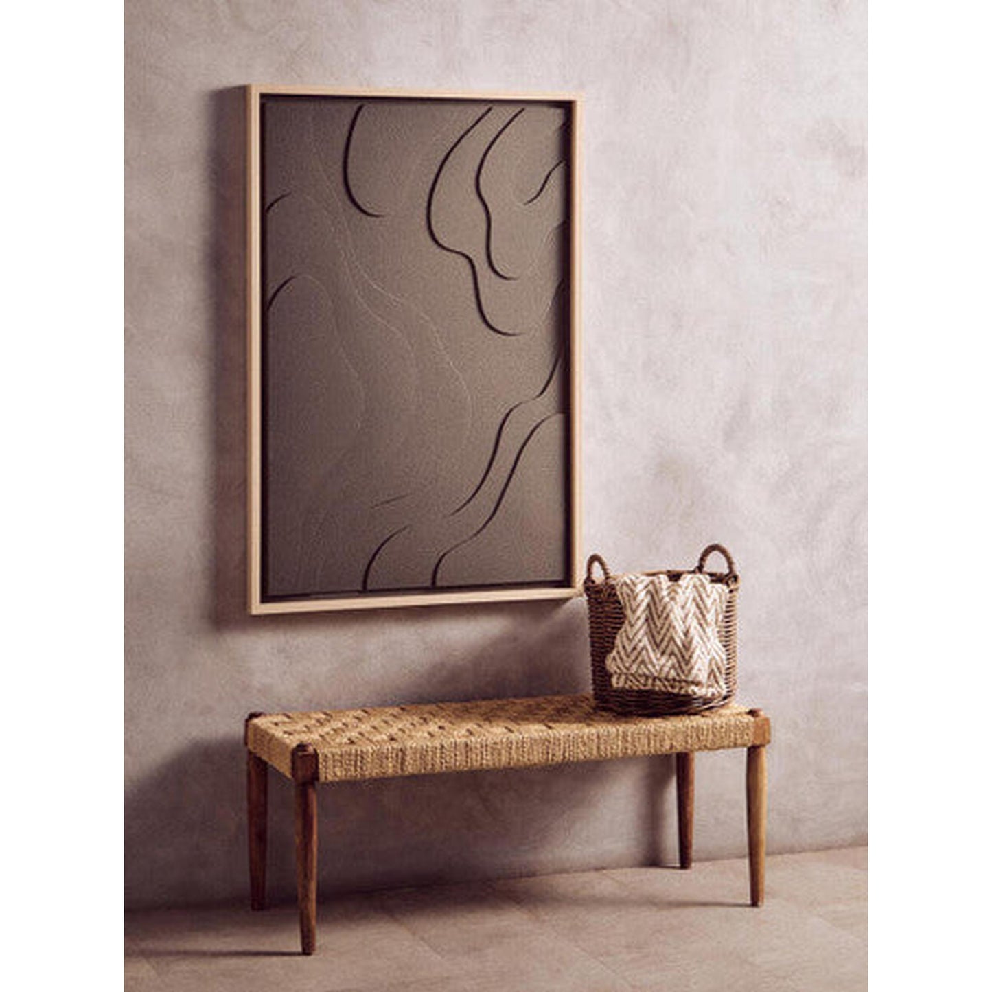 Orsina Argento Storage Baskets (Set of 3) - Brown Rattan