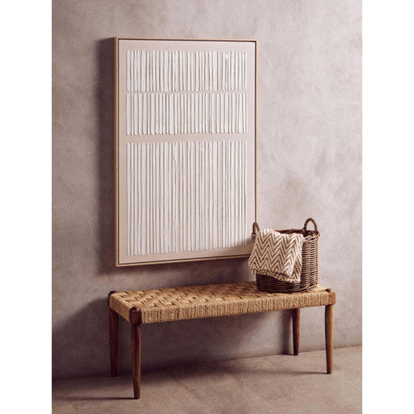 Orsina Argento Storage Baskets (Set of 3) - Brown Rattan