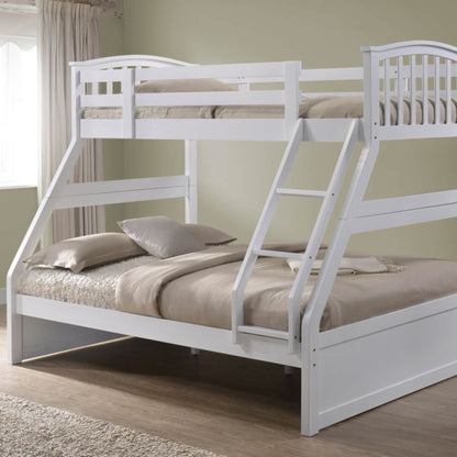 The Artisan Bed Company Three Sleeper Bunk Bed - White - Dreamy Nursery