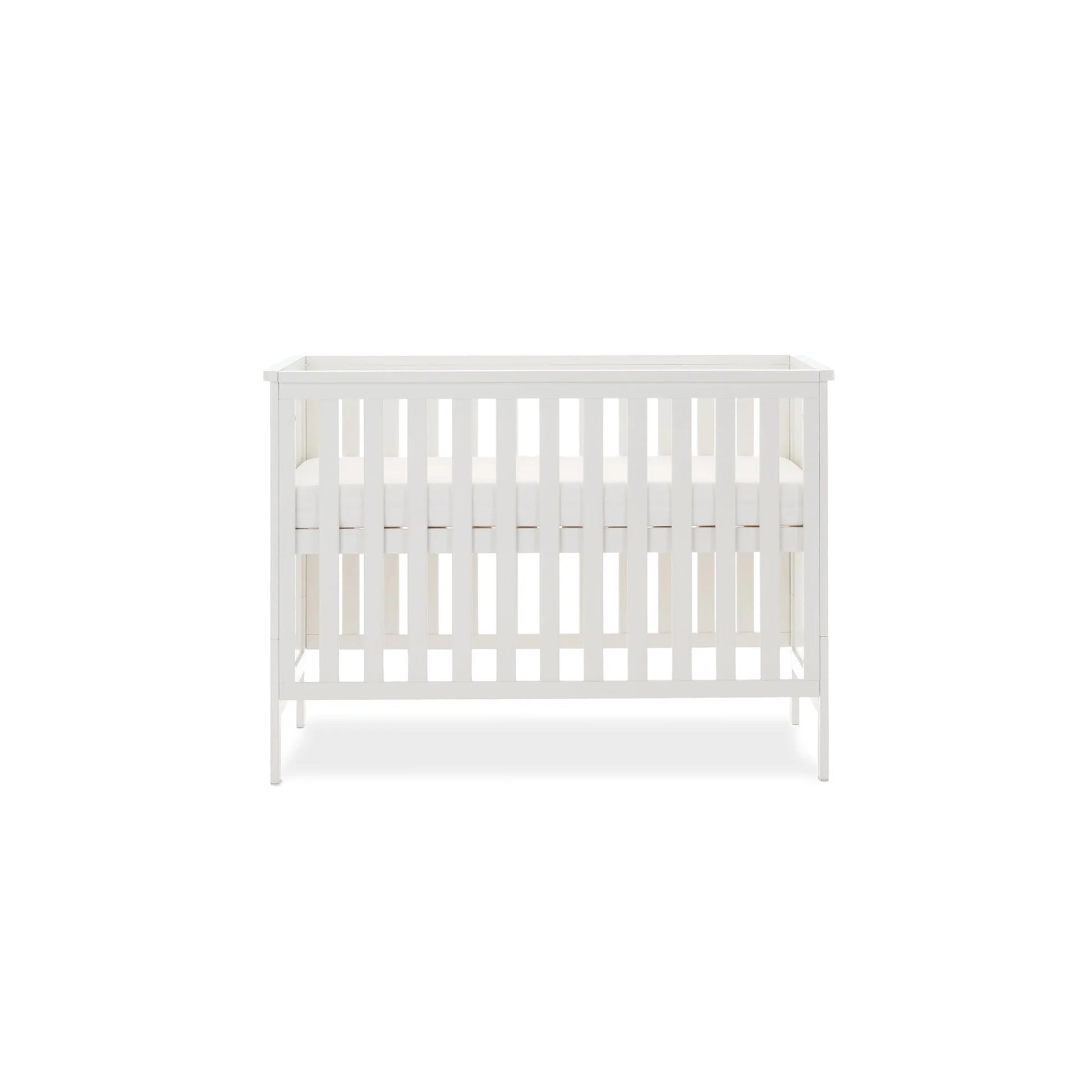 Obaby Evie Mini Cot Bed - White - Dreamy Nursery