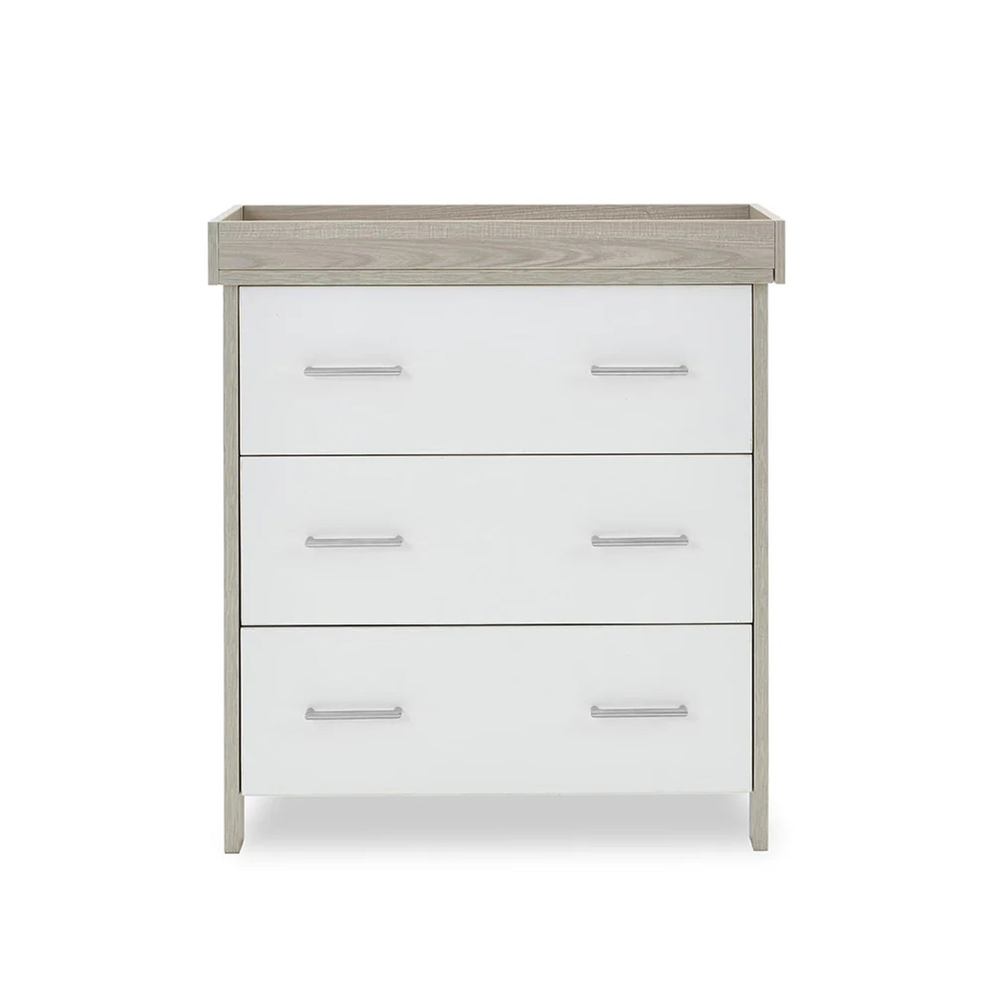 Obaby Nika Mini 3 Piece Room Set - Grey Wash & White