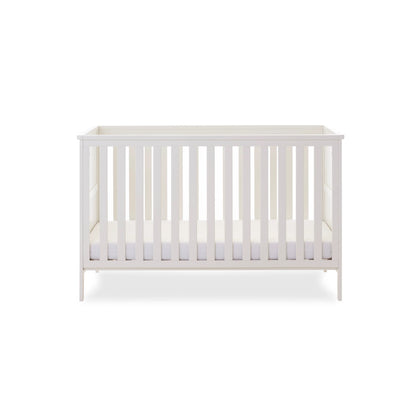 Obaby Evie Cot Bed - White - Dreamy Nursery