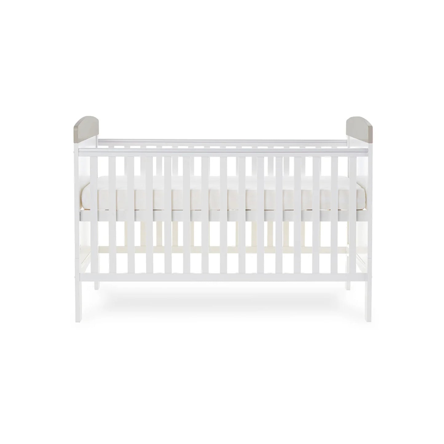 Obaby Grace Inspire Cot Bed - Hello World Koala (White with Grey)