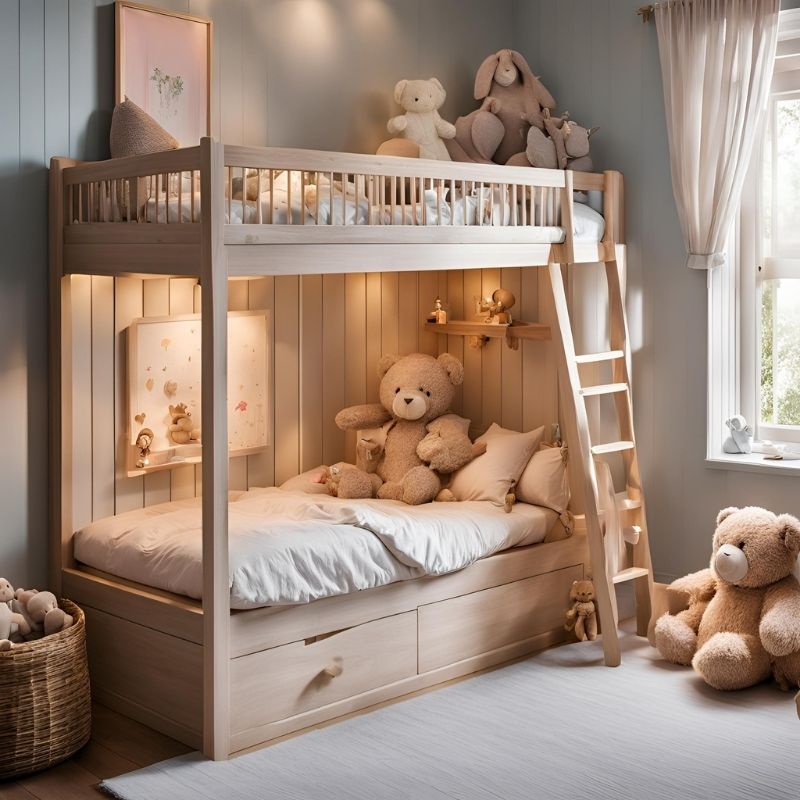 Tender Roots - Wooden Bunk Bed