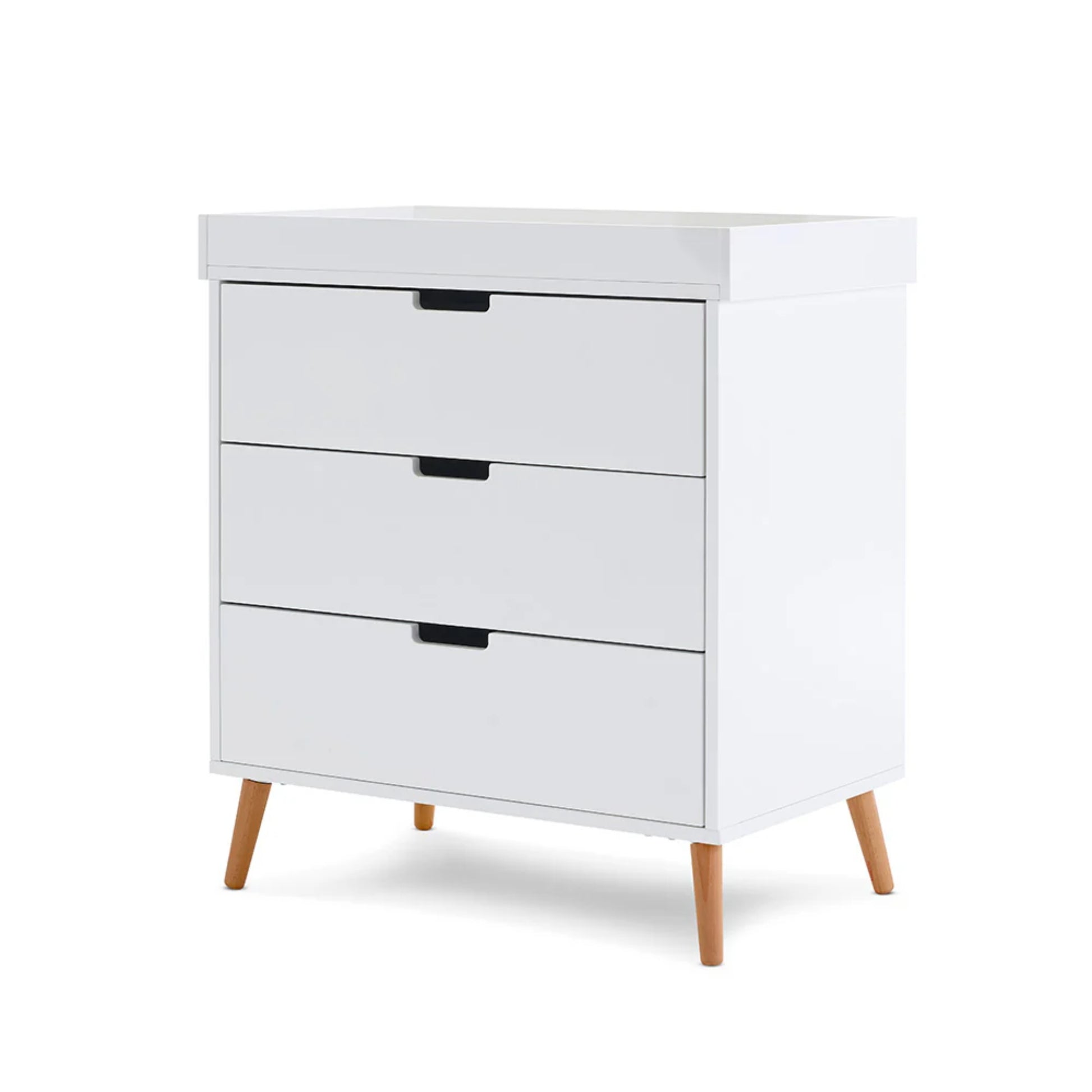 Obaby Maya Mini 2 Piece Room Set - White With Natural - Dreamy Nursery
