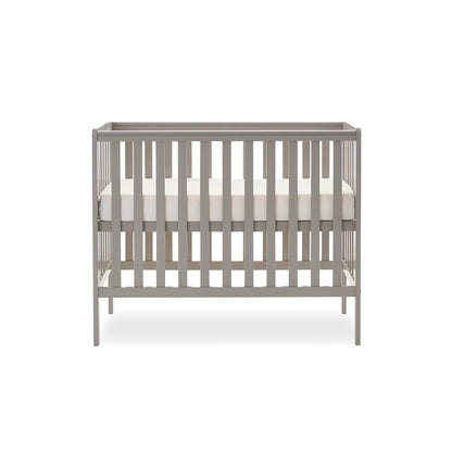 Obaby Bantam Space Saver Cot - Warm Grey