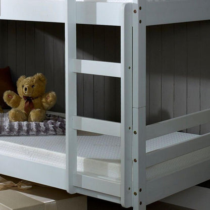 Amani Durham Bunk Bed - White-Dreamy Nursery