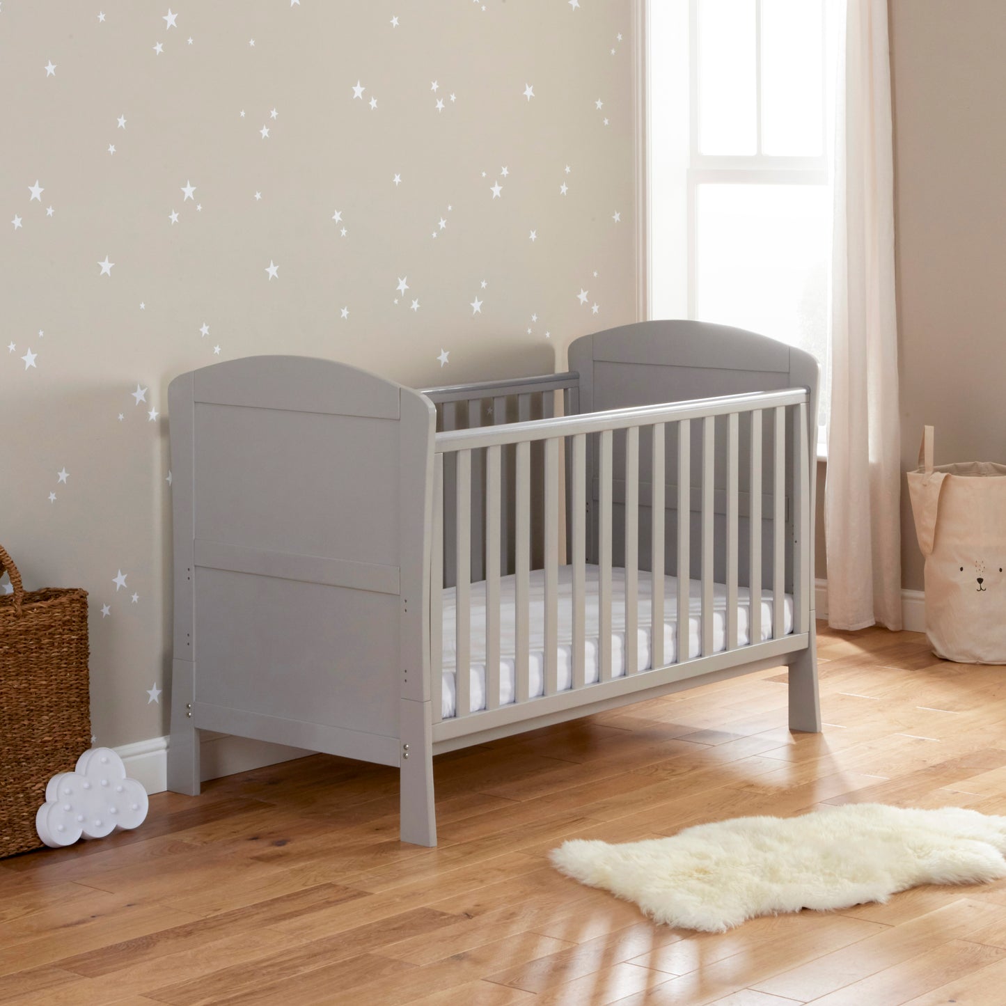 Aston 3 Piece Nursery Room Set - Grey