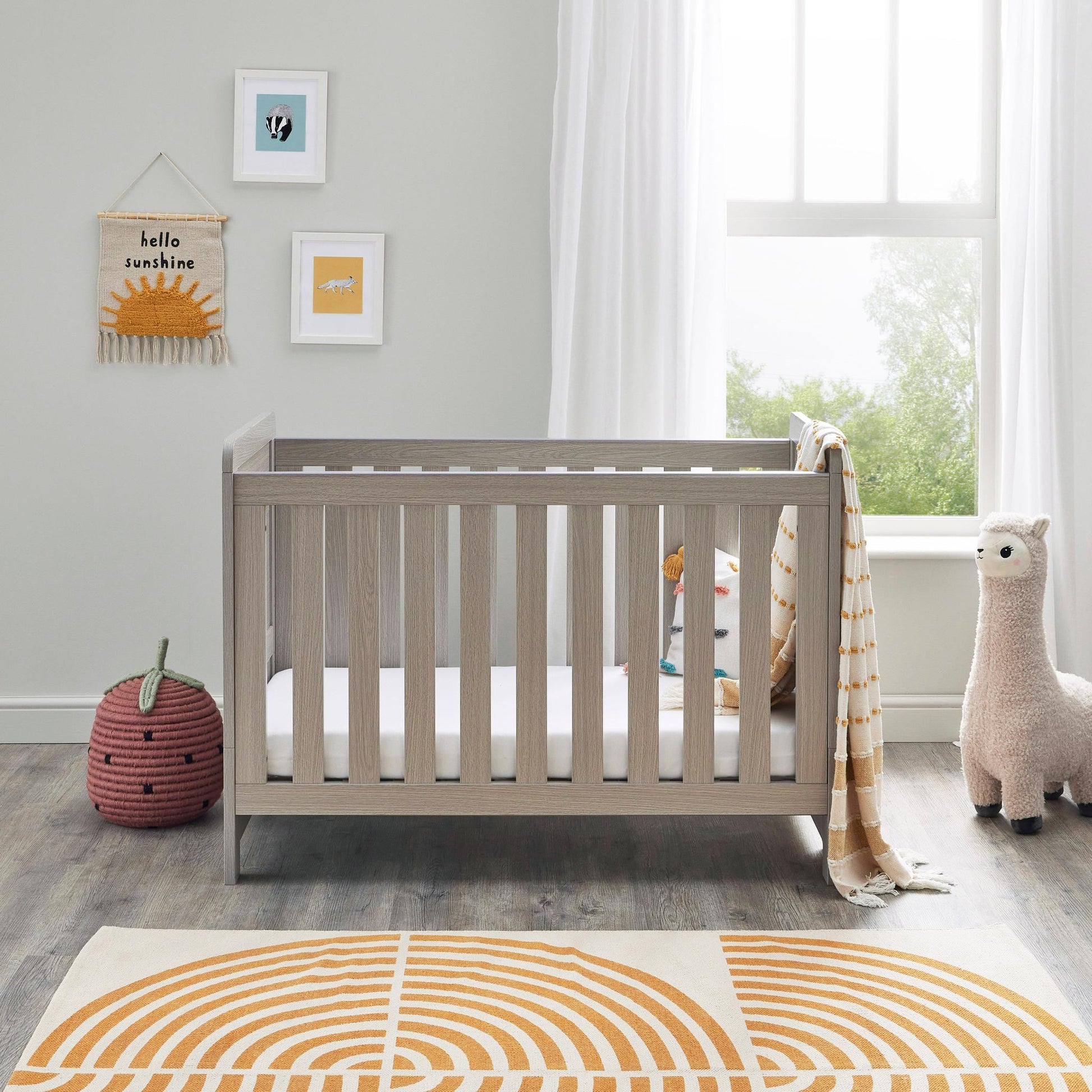 Babymore Caro Mini 3 Piece Room Set - Grey Wash-Dreamy Nursery