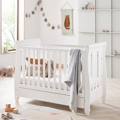 Babymore Eva Mini 3 Piece Nursery Room Set - White-Dreamy Nursery