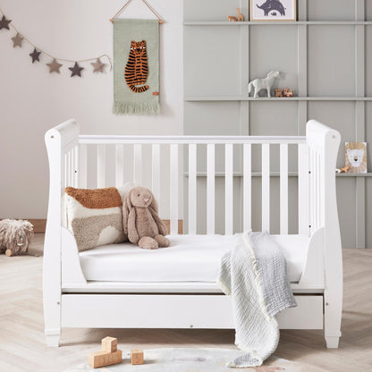 Babymore Eva Mini 3 Piece Nursery Room Set - White-Dreamy Nursery