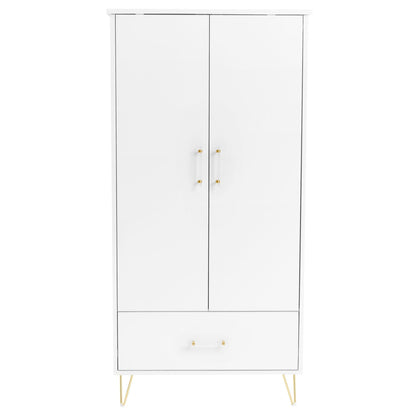 Babymore Kimi Acrylic 3 Piece Nursery Room Set - White-Dreamy Nursery