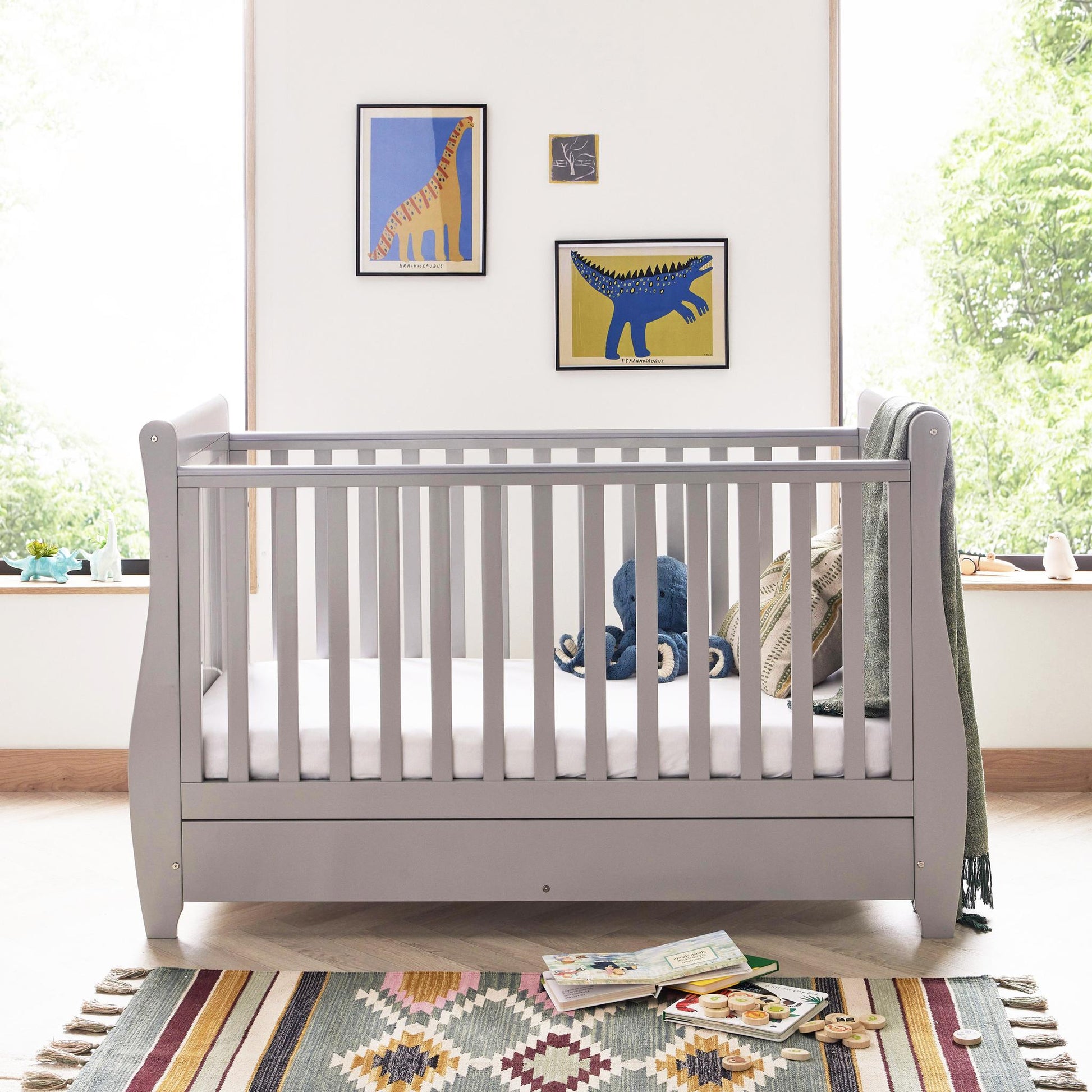 Babymore Stella 3 Piece Nursery Room Set - Grey-Dreamy Nursery