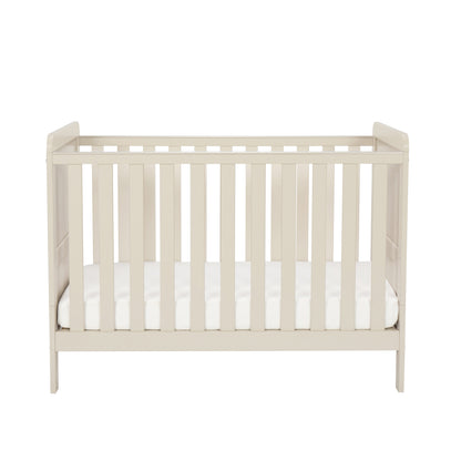 Babymore Caro Urban Mini Cot Bed - Cashmere