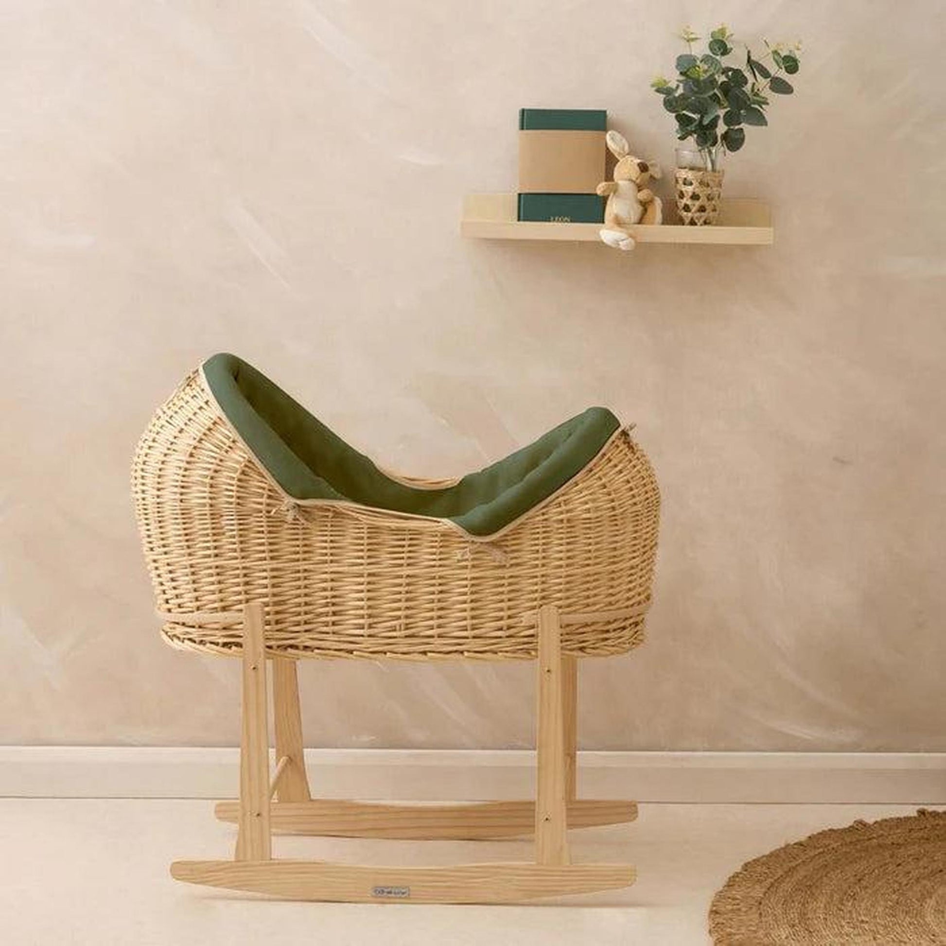 Clair De Lune Noah Pod (w/Rocking Stand) - Forest Green
