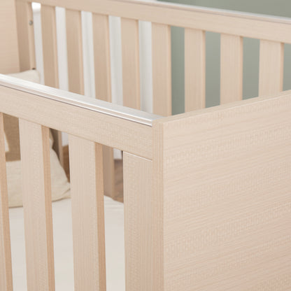 Babymore Dante Mini Cot Bed - Natural