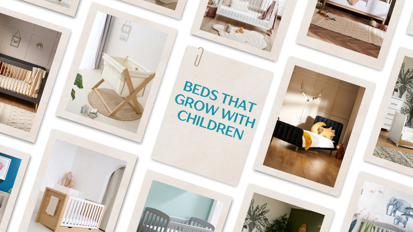 Dreamy Nursery Adjustable Cot Beds