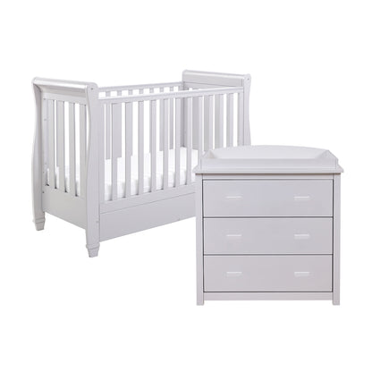 Babymore Eva Mini 2 Piece Nursery Room Set - Grey