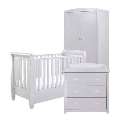 Babymore Eva Mini 3 Piece Nursery Room Set - Grey