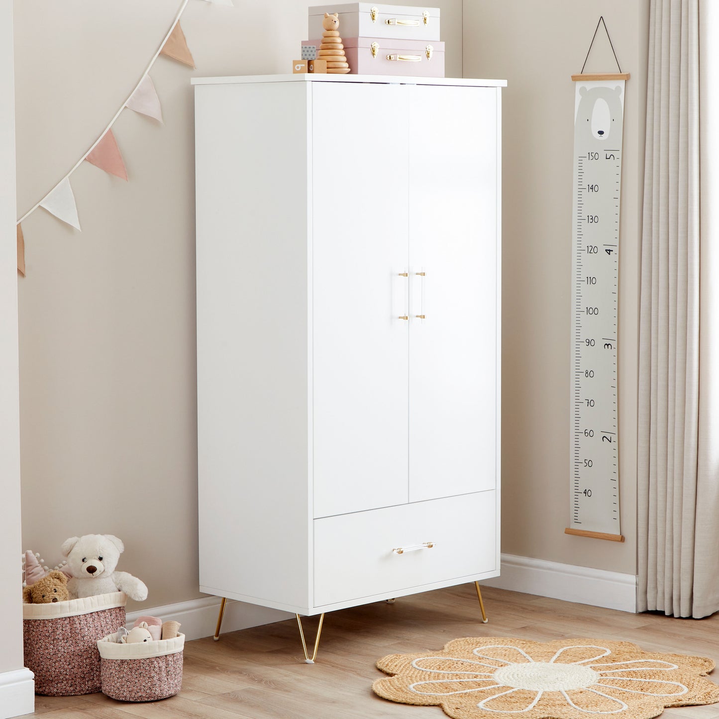 Kimi Nursery Wardrobe – Acrylic