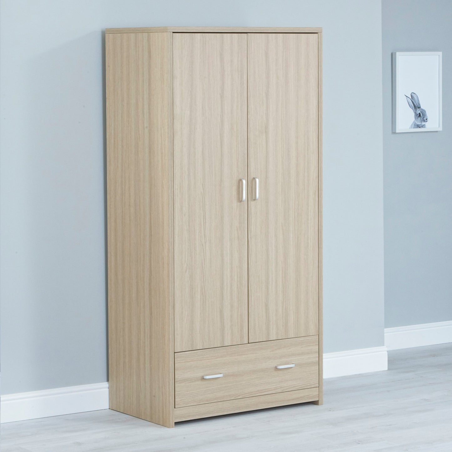 Luno Veni Nursery Wardrobe - Oak