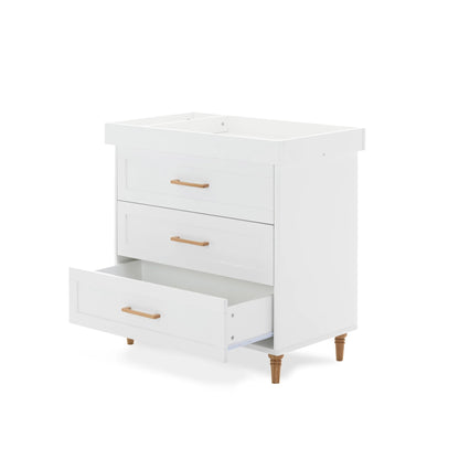 Obaby Orla 2 Piece Room Set - White with Oak-Dreamy Nursery
